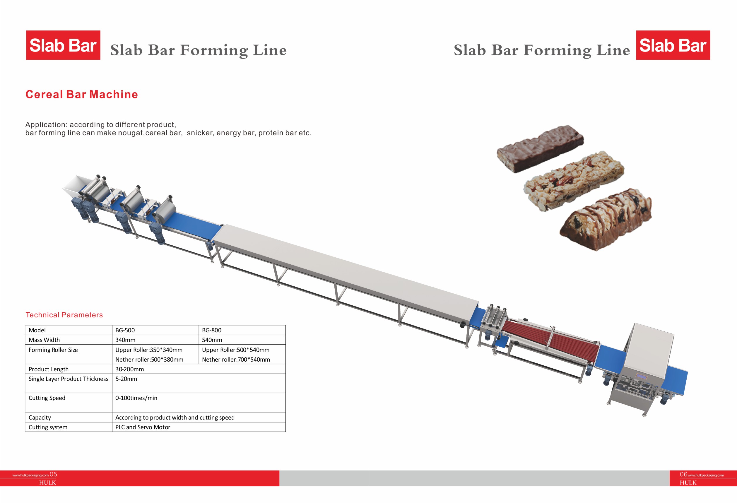 Automatic Protein Bar Machine Protein Bar Cutting Line