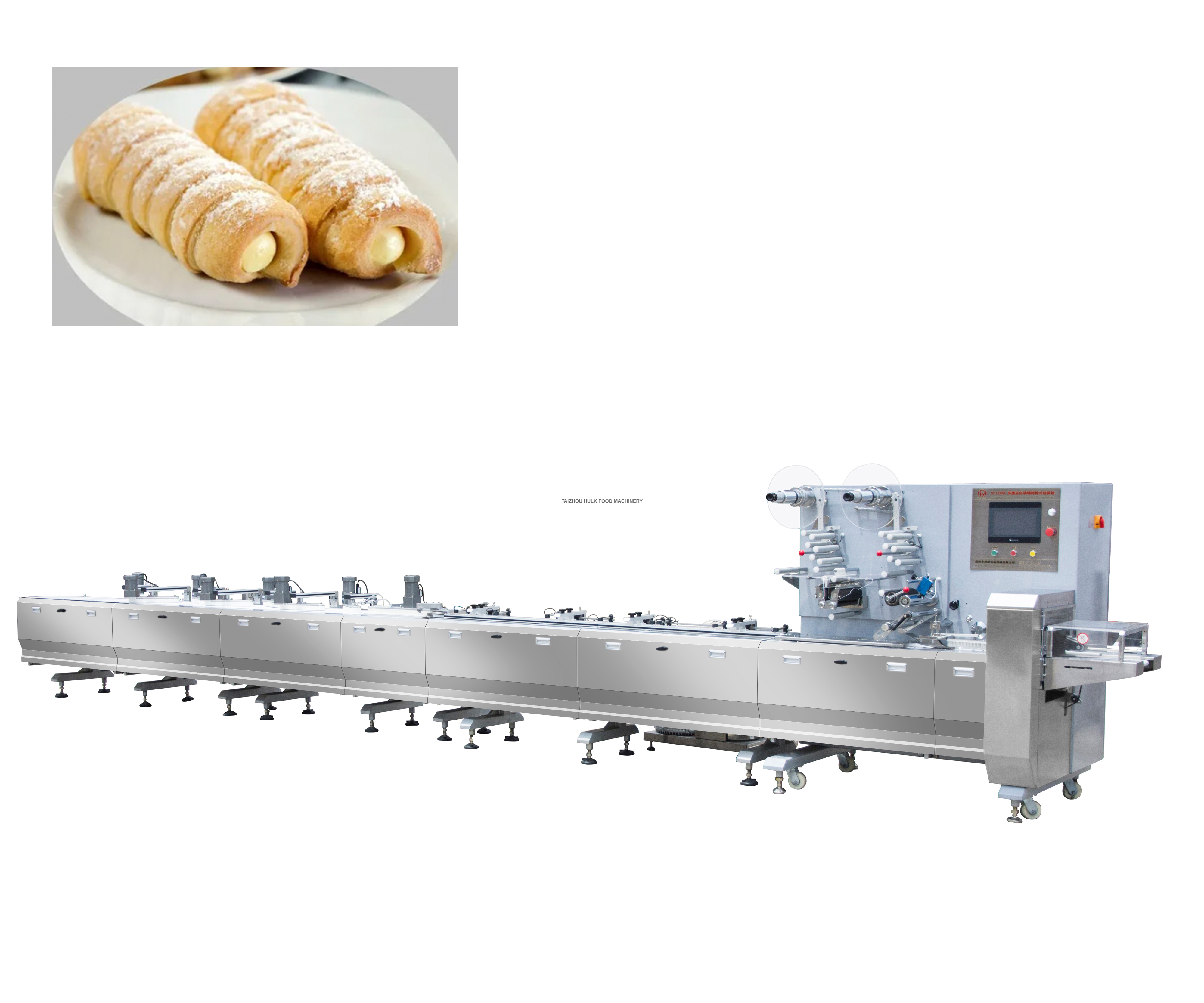 Automatic Feed Cream Roll Packing Machine