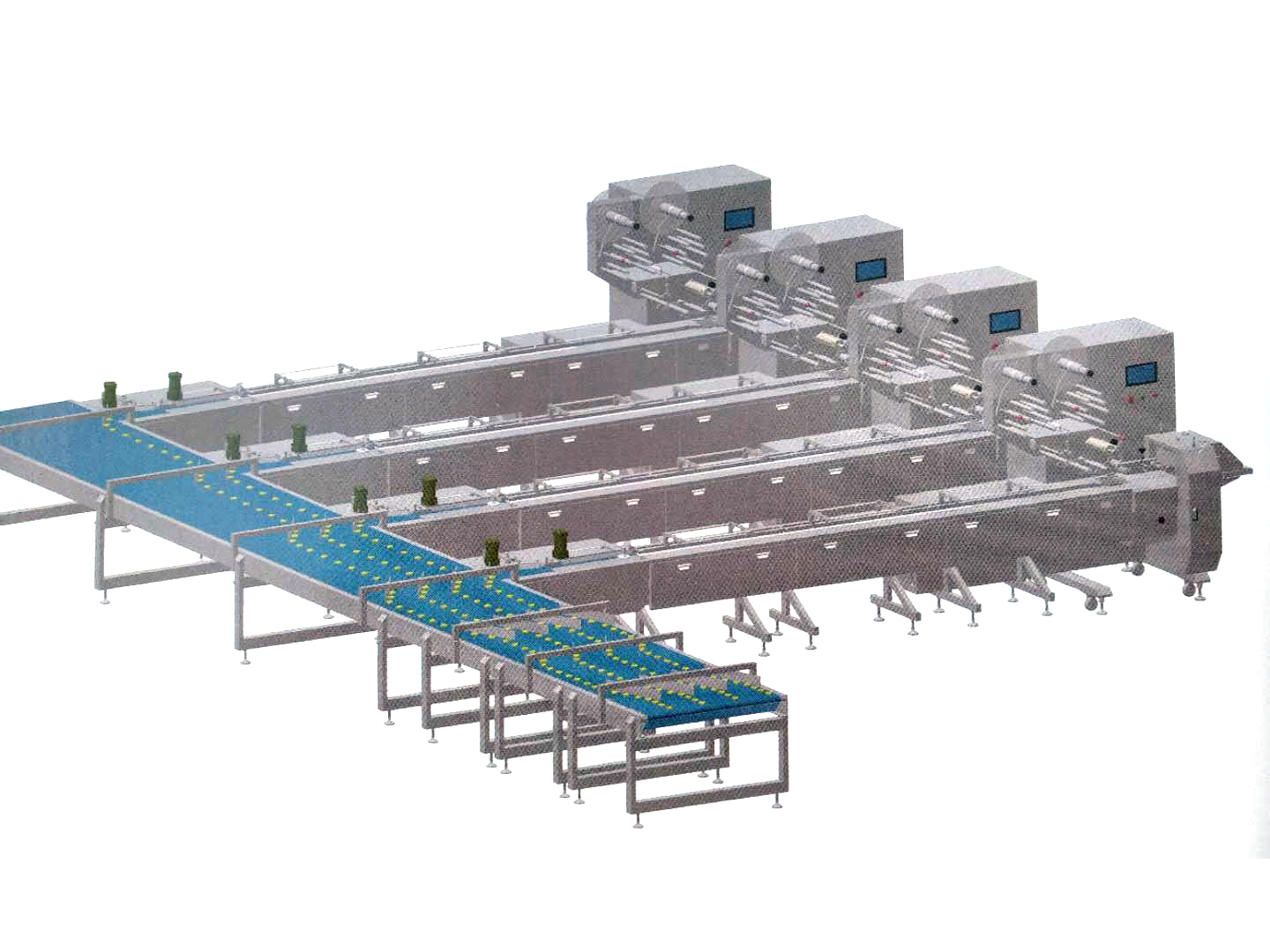 Automatic Feeding Horizontal Cereal Bar Flow Packaging Machine(JY-L1000)