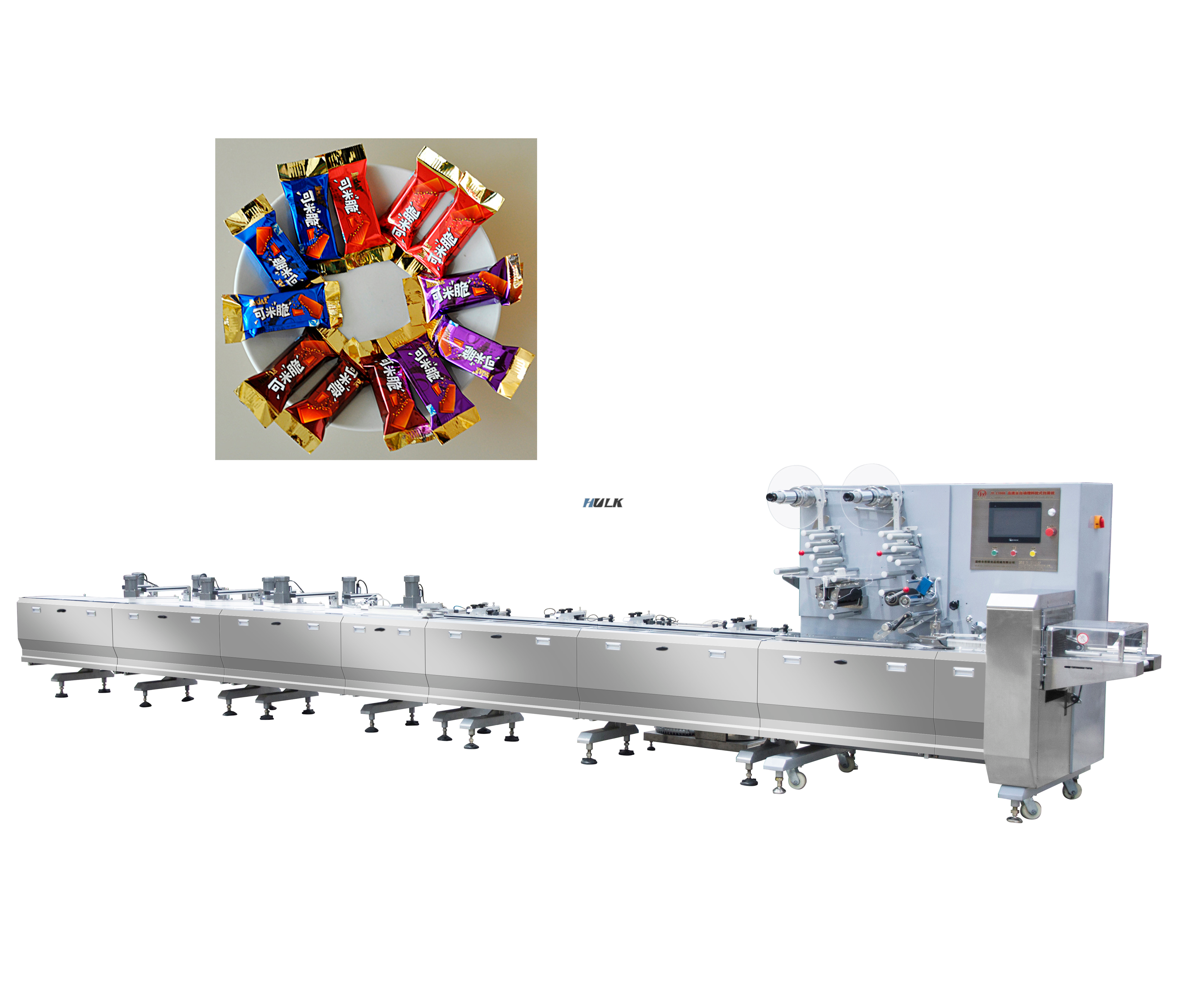 Automatic Feeding Chocolate Bar Wrapping Machine(JY-L1000)